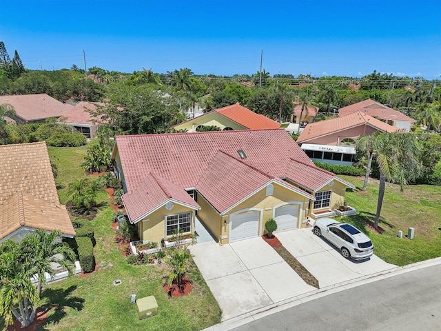 aerial view of property and surrounding area