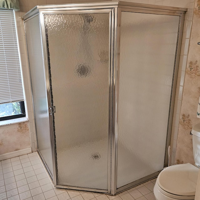 1779 W Royal Tern 1 Ln Unit 1, Fort Pierce, FL 34982 - full bath with toilet, tile patterned floors, and a shower stall