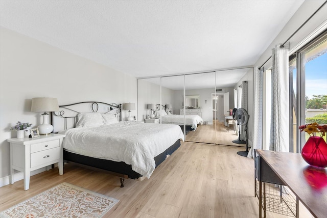 bedroom featuring wood finished floors