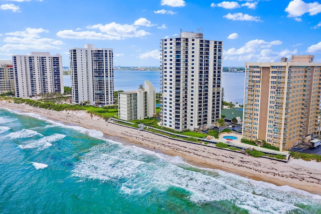 5420 N Ocean Dr Unit 305, Singer Island, FL 33404 - drone / aerial view of expansive coastline