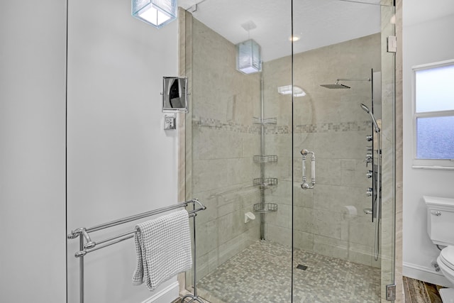 3035 Casa Rio Ct, Riviera Beach, FL 33418 - full bathroom with toilet, a shower stall, and healthy amount of natural light