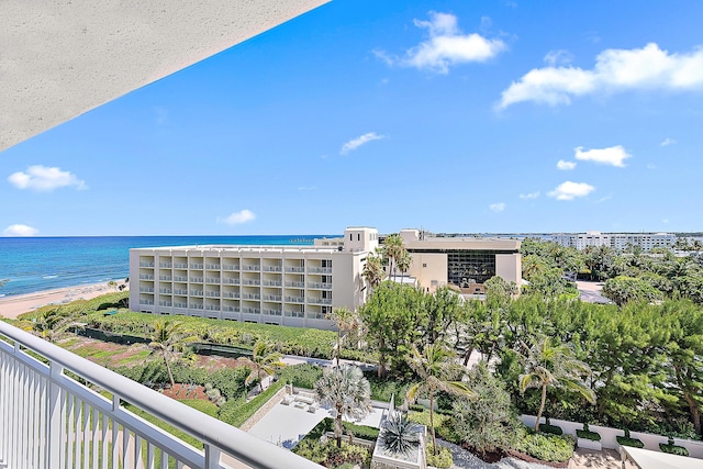 2780 S Ocean Blvd Unit 707, Palm Beach, FL 33480 - balcony with a water view