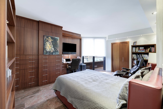 529 S Flagler Dr Unit 26H, West Palm Beach, FL 33401 - bedroom with an office area and a closet