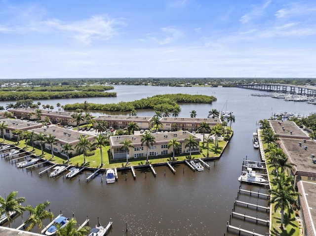bird's eye view of a large body of water