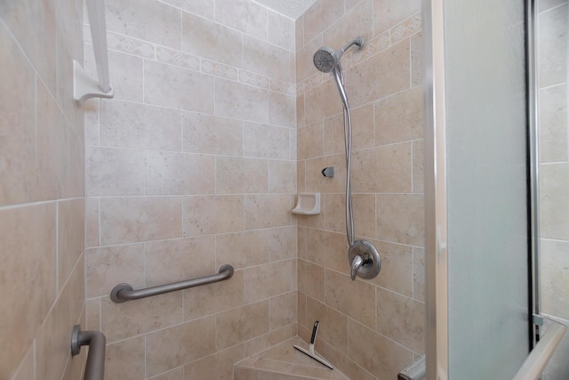 full bathroom with a stall shower