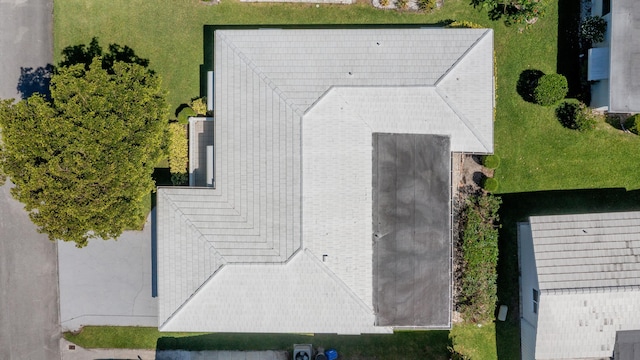 view from above of property