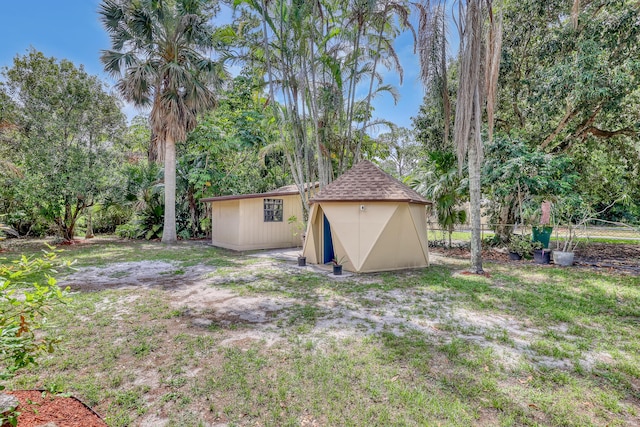 1130 Melinda Ln, Haverhill, FL 33417 - view of yard featuring view of wooded area
