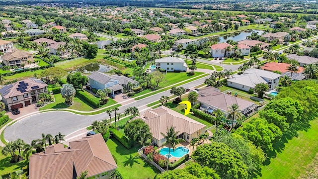 11354 Mainsail Ct, Wellington, FL 33449 - aerial perspective of suburban area with a large body of water and a pool