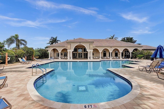 11354 Mainsail Ct, Wellington, FL 33449 - community pool featuring a patio area