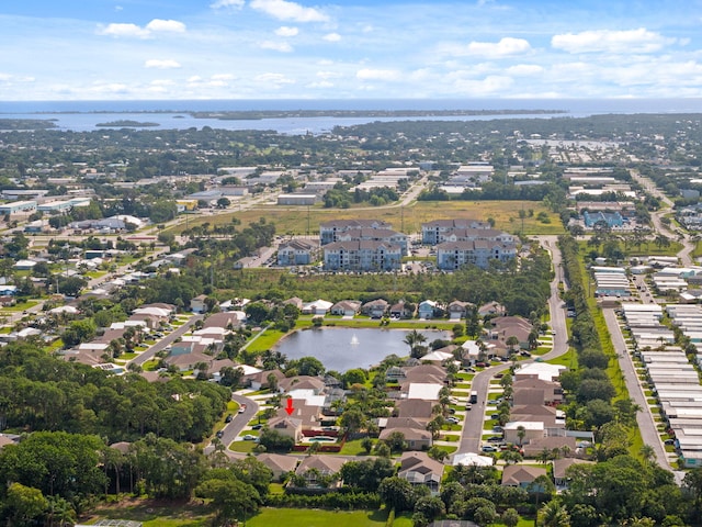4620 SE Winter Haven Ct, Stuart, FL 34997 - aerial overview of property's location featuring a large body of water