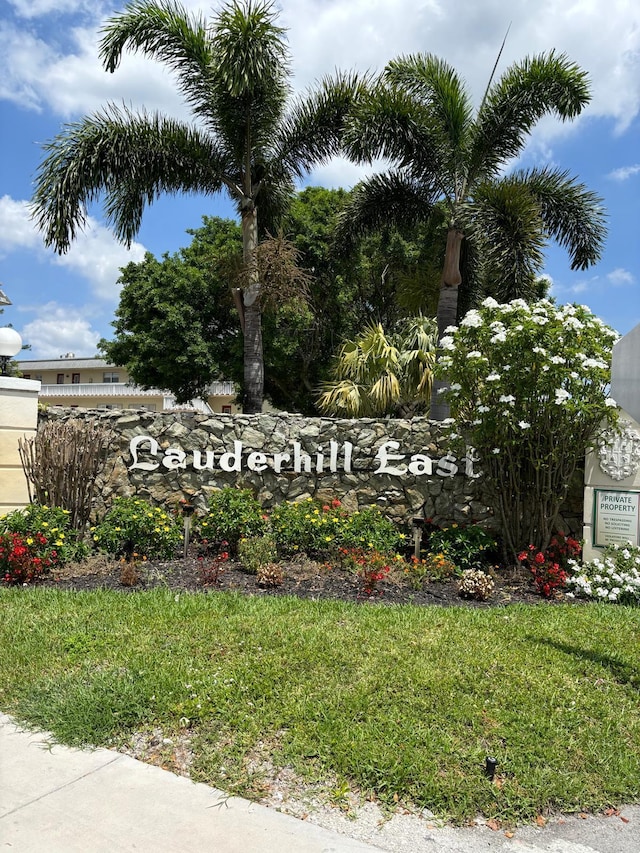 4441 NW 16th St Unit J210, Lauderhill, FL 33313 - view of community / neighborhood sign