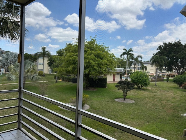 4441 NW 16th St Unit J210, Lauderhill, FL 33313 - view of unfurnished sunroom