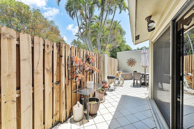 11 Meadows Dr, Boynton Beach, FL 33436 - view of patio / terrace featuring a fenced backyard