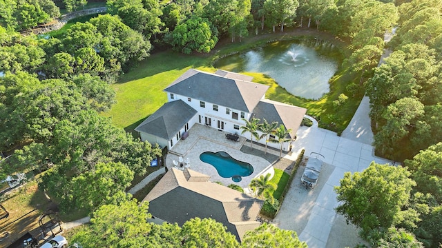 17736 103rd Ter N, Jupiter, FL 33478 - view of subject property with a pool and a large body of water