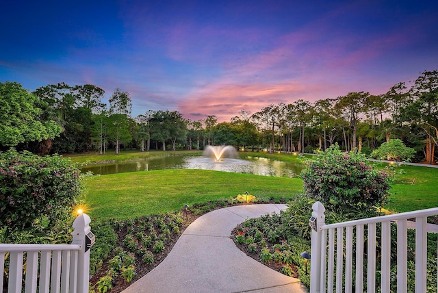 17736 103rd Ter N, Jupiter, FL 33478 - view of green lawn featuring a water view