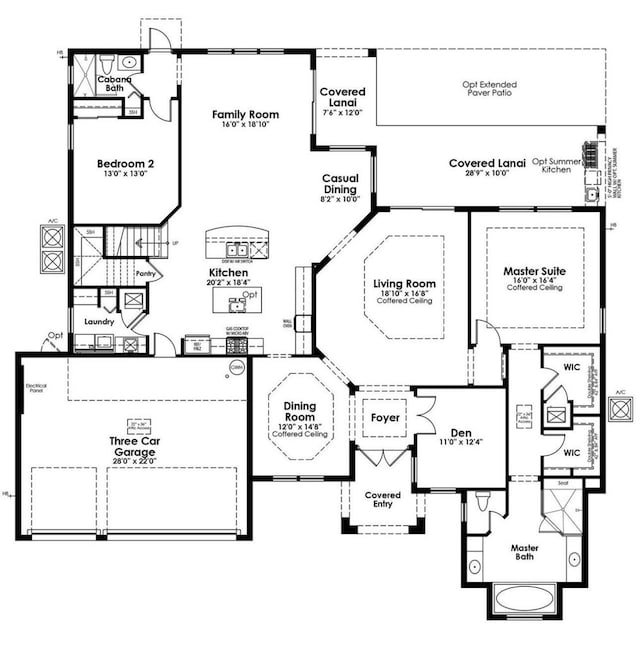 5211 SW Blue Daze Way, Palm City, FL 34990 - home floor plan