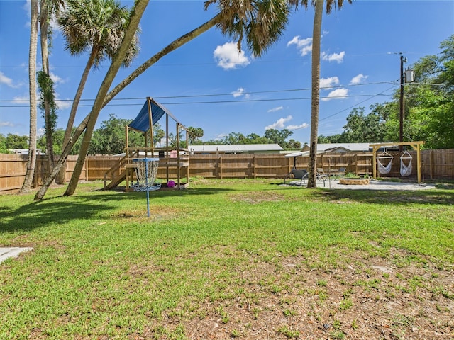 3307 SW 22nd St, Okeechobee, FL 34974 - view of yard featuring a playground