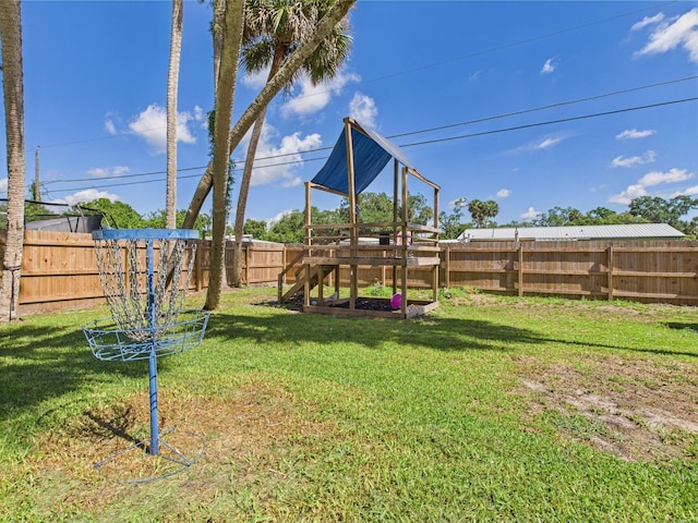 3307 SW 22nd St, Okeechobee, FL 34974 - view of yard with a playground