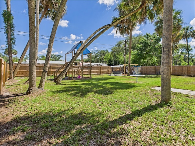 3307 SW 22nd St, Okeechobee, FL 34974 - view of yard featuring a playground
