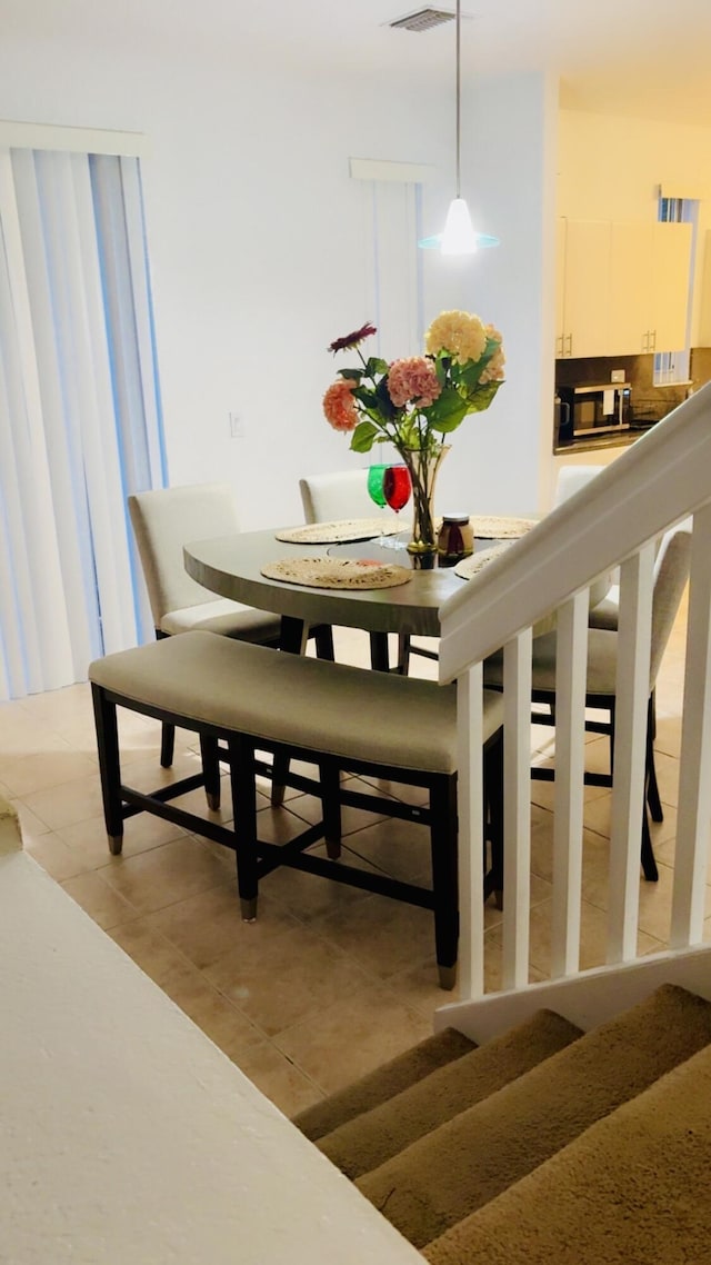 3608 Shoma Dr, Royal Palm Beach, FL 33414 - dining area featuring light tile patterned flooring