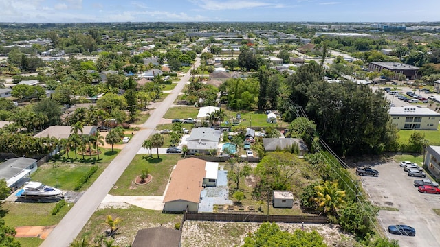 aerial perspective of suburban area