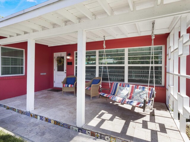 1001 N Lakeside Dr, Lake Worth Beach, FL 33460 - view of covered porch