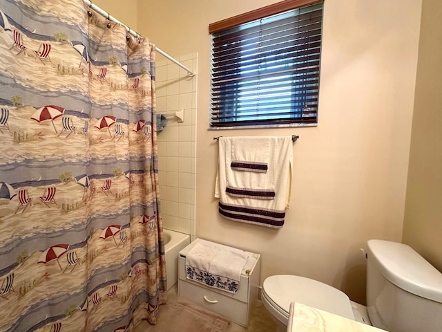 473 Cottagewood Ln, West Palm Beach, FL 33411 - full bathroom featuring toilet and shower / bath combination with curtain