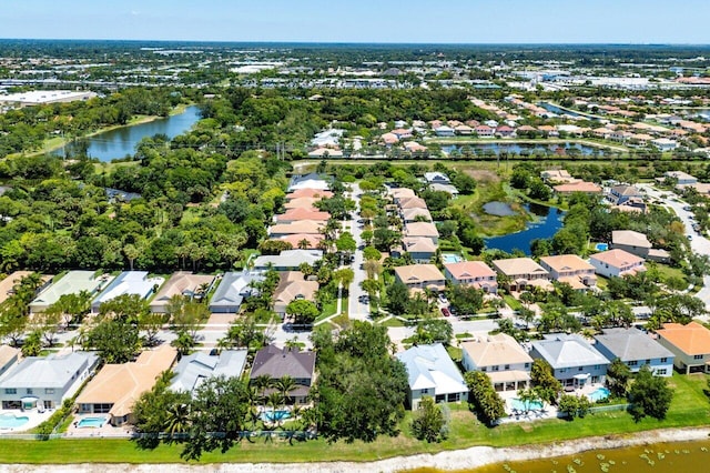 473 Cottagewood Ln, West Palm Beach, FL 33411 - aerial view of residential area featuring a large body of water