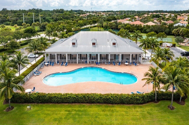473 Cottagewood Ln, West Palm Beach, FL 33411 - community pool with a yard