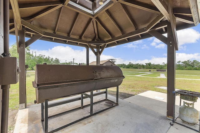 32801 US Highway 441 N Unit 64, Okeechobee, FL 34972 - view of patio / terrace featuring a gazebo and view of scattered trees