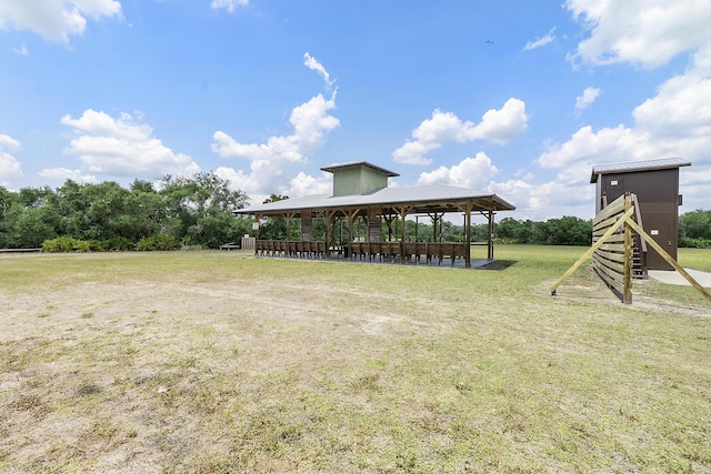 32801 US Highway 441 N Unit 64, Okeechobee, FL 34972 - view of green lawn featuring a gazebo