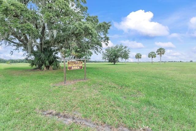 32801 US Highway 441 N Unit 64, Okeechobee, FL 34972 - view of grassy yard with a rural view