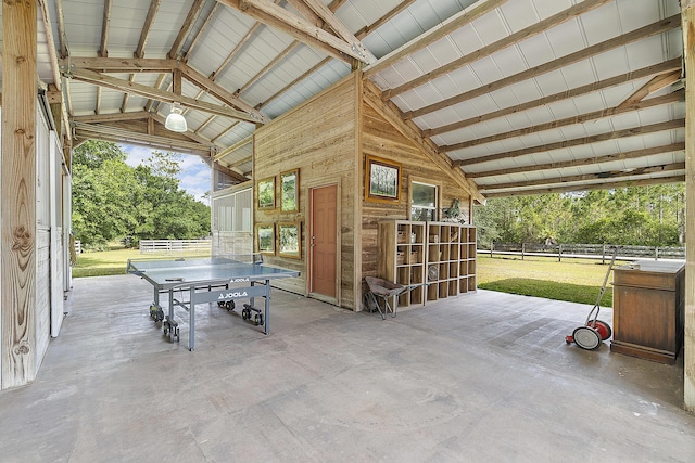 32801 US Highway 441 N Unit 64, Okeechobee, FL 34972 - view of patio / terrace with outdoor dining space and an exterior structure