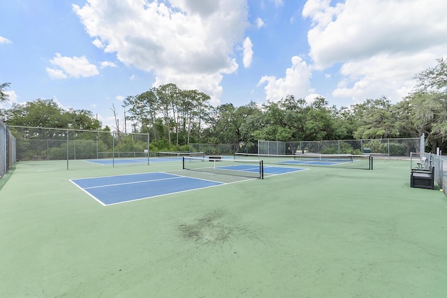 32801 US Highway 441 N Unit 64, Okeechobee, FL 34972 - view of tennis court featuring fence