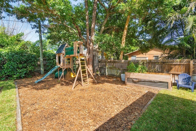 903 Oak Cir, Jupiter, FL 33458 - view of play area featuring a fenced backyard