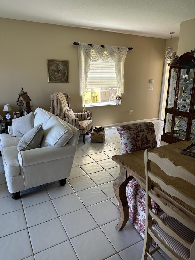 17287 Boca Club 1 Blvd Unit 1, Boca Raton, FL 33487 - living area featuring light tile patterned floors