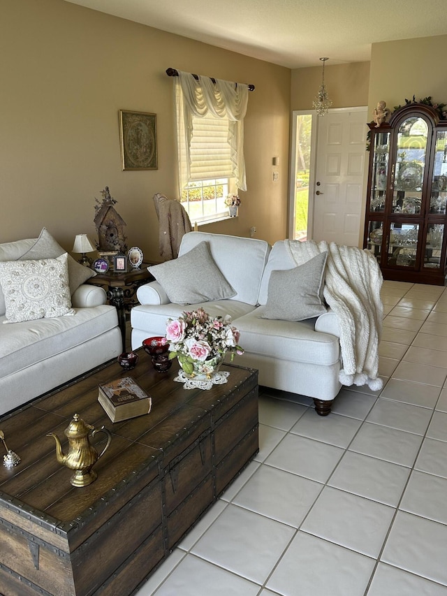 17287 Boca Club 1 Blvd Unit 1, Boca Raton, FL 33487 - living area with light tile patterned flooring