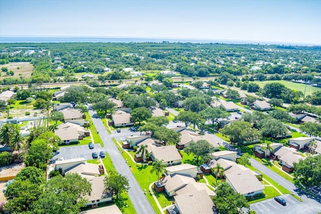 aerial view of residential area