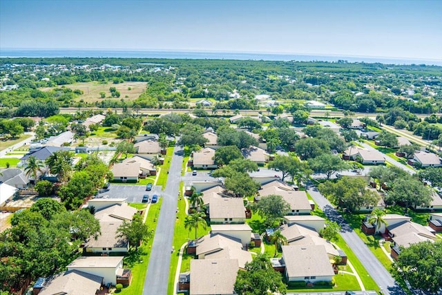 aerial perspective of suburban area