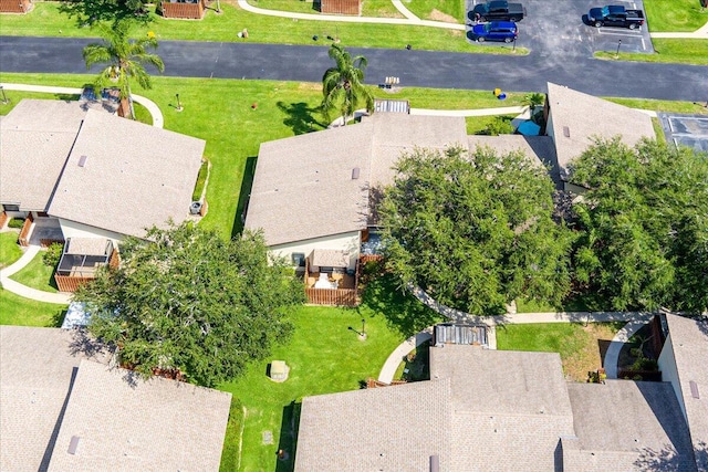 aerial perspective of suburban area