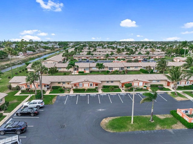 aerial view of residential area