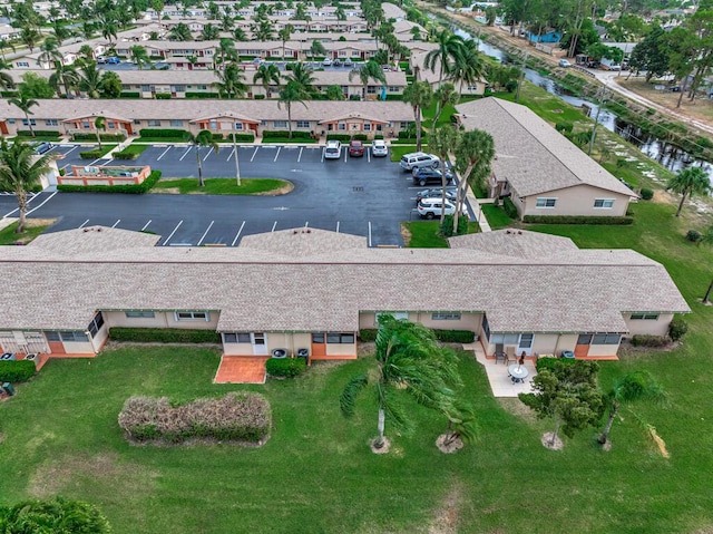 drone / aerial view of a nearby body of water