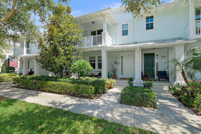 1310 S Jeaga Dr, Jupiter, FL 33458 - view of front of property with covered porch