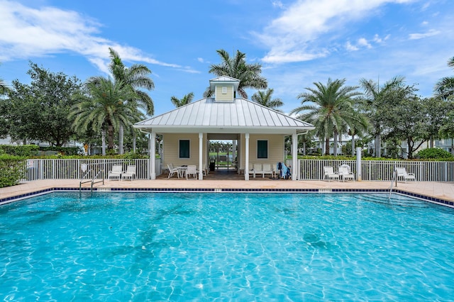 1310 S Jeaga Dr, Jupiter, FL 33458 - community pool with a patio and a gazebo