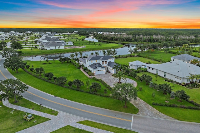 20049 SE Bridgewater Dr, Jupiter, FL 33458 - aerial view of residential area with a large body of water