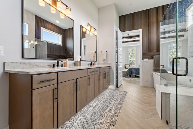 20049 SE Bridgewater Dr, Jupiter, FL 33458 - full bath featuring ensuite bathroom, double vanity, and a shower stall
