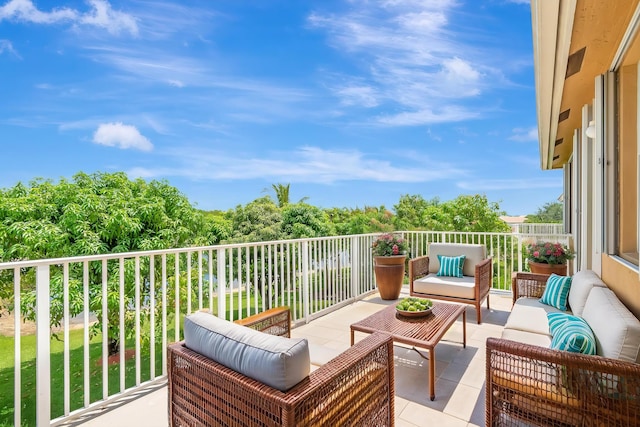 116 Ibisca Ter, Royal Palm Beach, FL 33411 - balcony with outdoor lounge area