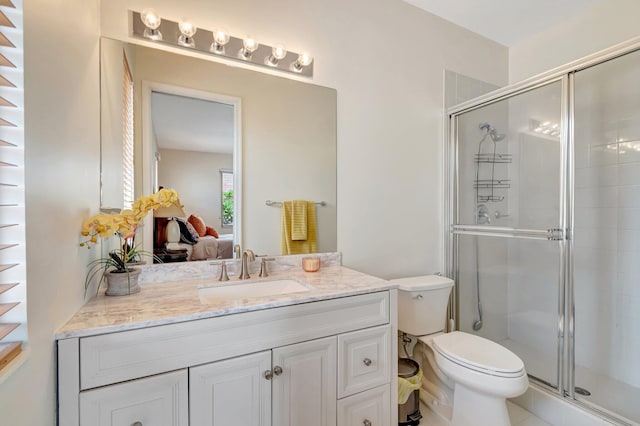 116 Ibisca Ter, Royal Palm Beach, FL 33411 - full bath featuring vanity, a shower stall, and toilet