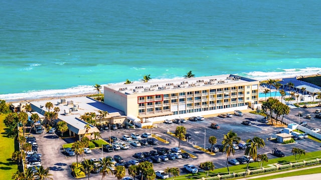 9800 S Ocean Dr Unit 415, Jensen Beach, FL 34957 - drone / aerial view of expansive coastline and apartment complex / building