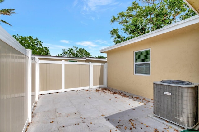 125 E Hart St, Lantana, FL 33462 - view of patio with cooling unit